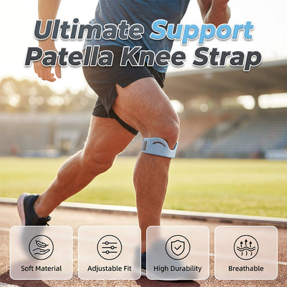 🏃 Légáteresztő, ütéscsillapító térdvédő (patella rögzítő) – 🛡️ Biztos, kíméletes támasz és zökkenőmentes, fájdalommentes mozgás ✨🦵