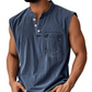 👕🔥 Retro Háromgombos Ujjatlan Póló: Laza Elegancia és Kifogástalan Kényelem! 🛍️