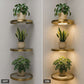 💡 1+1 INGYEN✨Függesztett fali polc beépített hangulatvilágító LED-del
