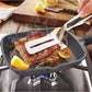 🍳 Rozsdamentes acél konyhai fogó spatulával