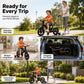 4-in-1 Convertible Kids Tricycle Balance Bike Stroller