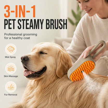 3-in-1 Pet Spray Massage Brush