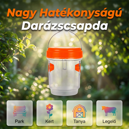 Napelemes darázs- és méhcsapda