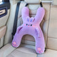 🧸 Soft H-Shape Toddler Car Pillow – Ergonomic Head & Neck Support for Kids