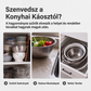 🥬 3 darabos összehajtható szűrőkészlet leeresztő alappal – Praktikus zöldség‑ és gyümölcsszűrés a konyhában