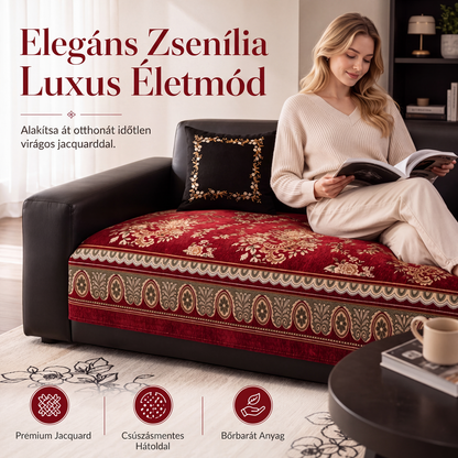 🛋️ Vintage virágos mintás senil kanapéhuzat