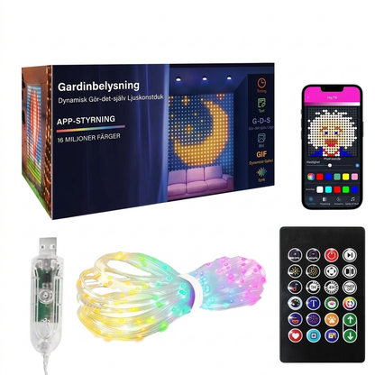 Vízálló LED-függönyfényfüzérek