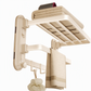 No Drill Double Folding Bathroom Towel Rack Wall Mounted Bath Towel Holder Shelf Organizer with Hooks
