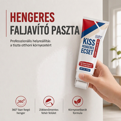 🧱🖌️Vízálló faljavító tapasz, beépített kis henger ecsettel