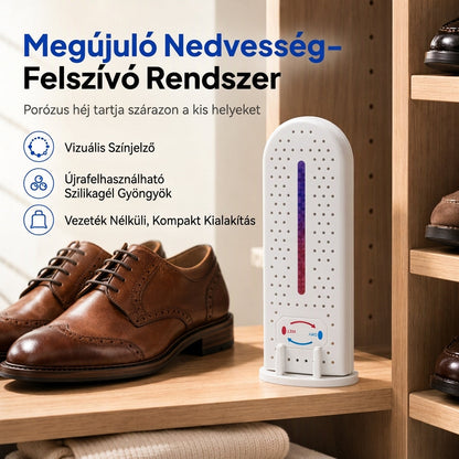 Mini USB-s hordozható, újrafelhasználható párátlanító – Kis helyre, nagy védelemre ✨💧