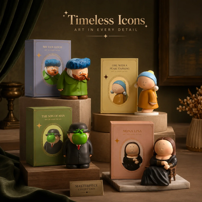 Művészi kialakítású „blind box” figurák