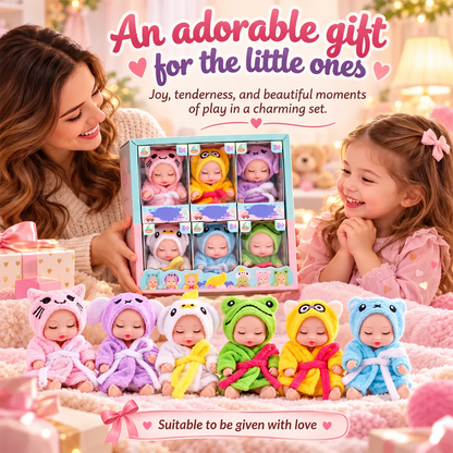 🔥Időkorlátozott ajánlat! 🧸 Mini Reborn babák – Élethűek és valósághűek, meghitt ajándék babarajongóknak és gyűjtőknek 👼🎁
