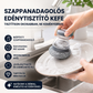 🧼50% kedvezmény most! Szappanadagolós edénysúroló kefe – karcálló, ergonómiai kialakítású mosogatókefe beépített szappanadagolóval, levehető és cserélhető tisztítófejekkel edények, lábasok és serpenyők tisztításához