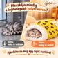 🐾 Kényelmes fekhely macskáknak és kutyáknak – plüss, mosógépben mosható, tökéletes választás, hogy megbízható kényelmet és meleget nyújtson kedvencednek ✨