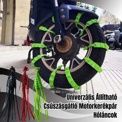 Univerzálisan állítható, csúszásgátló motorgumi láncok