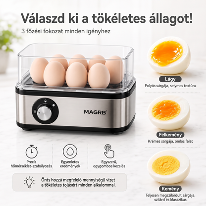 🥚 Sokoldalú elektromos tojásfőző