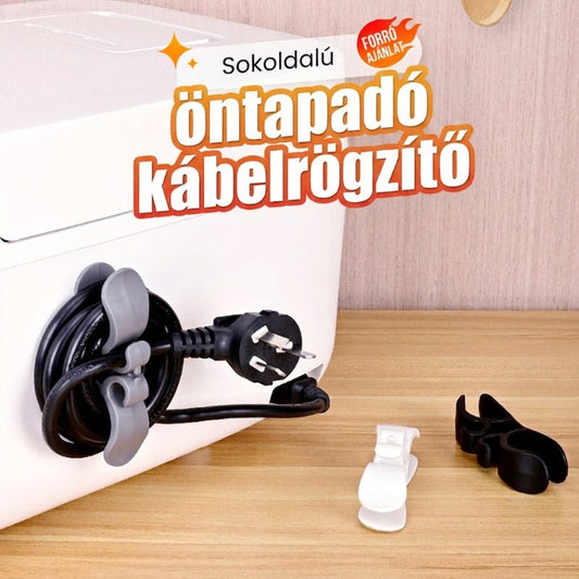 🎉🔥Sokoldalú öntapadó kábelrögzítő